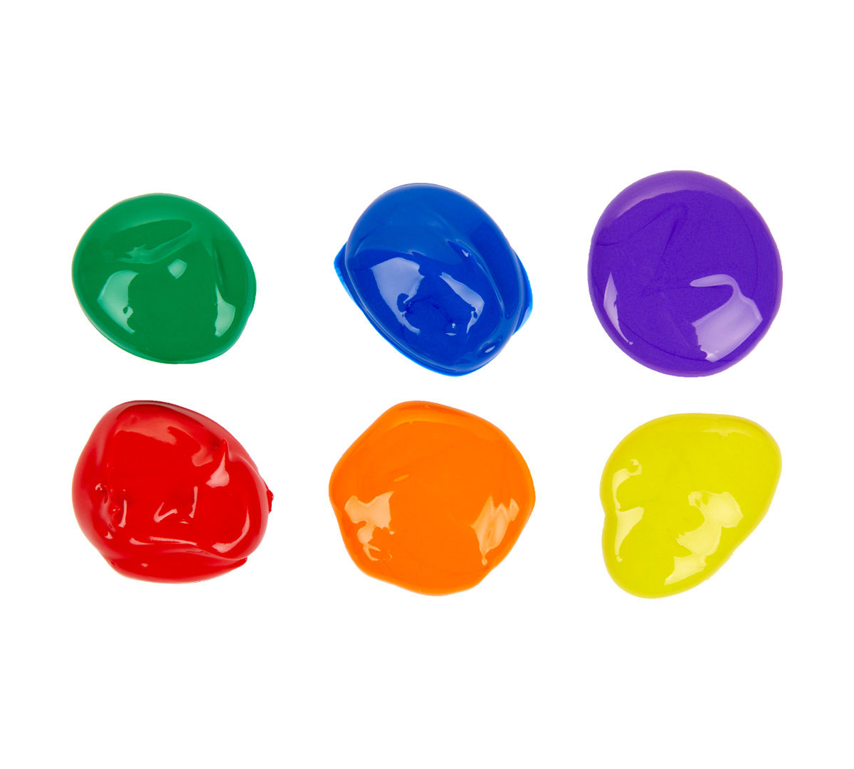 Crayola Washable Paint Classic Colors 6 Count paint swatches