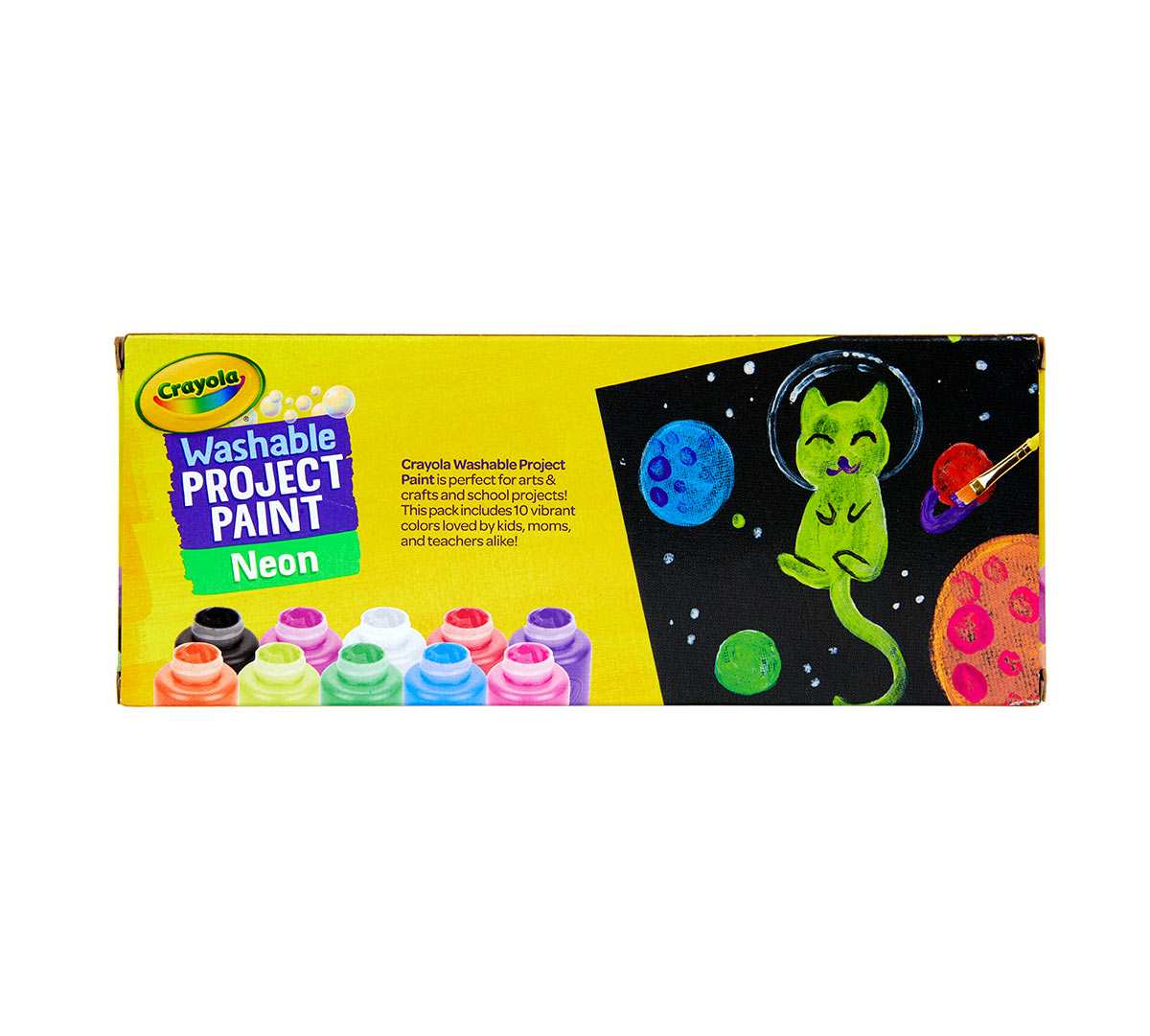 Washable Neon Paint  10 Count