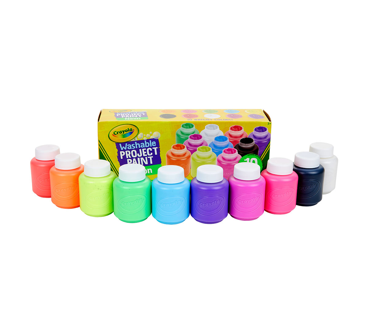Washable Neon Paint  10 Count