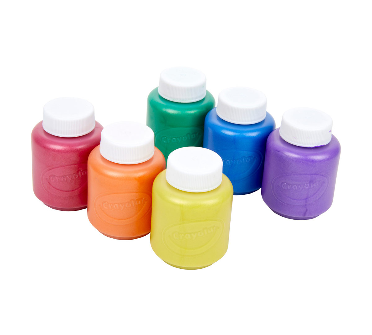 Washable Metallic Paint  6 Count Paint Bottles