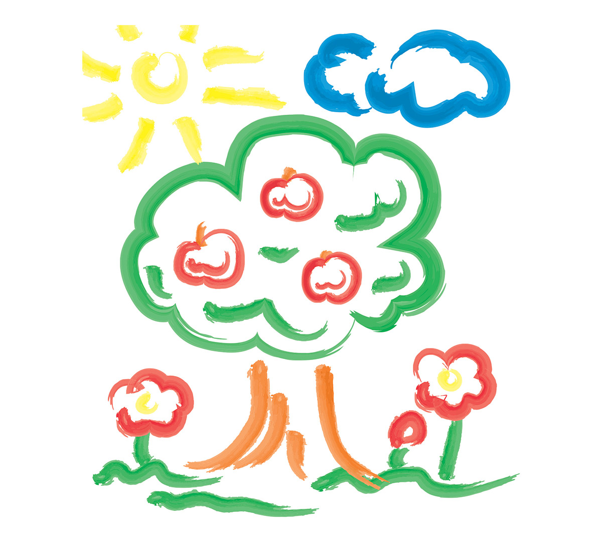 Color Wonder Paintbrush Pens example of paint stroke