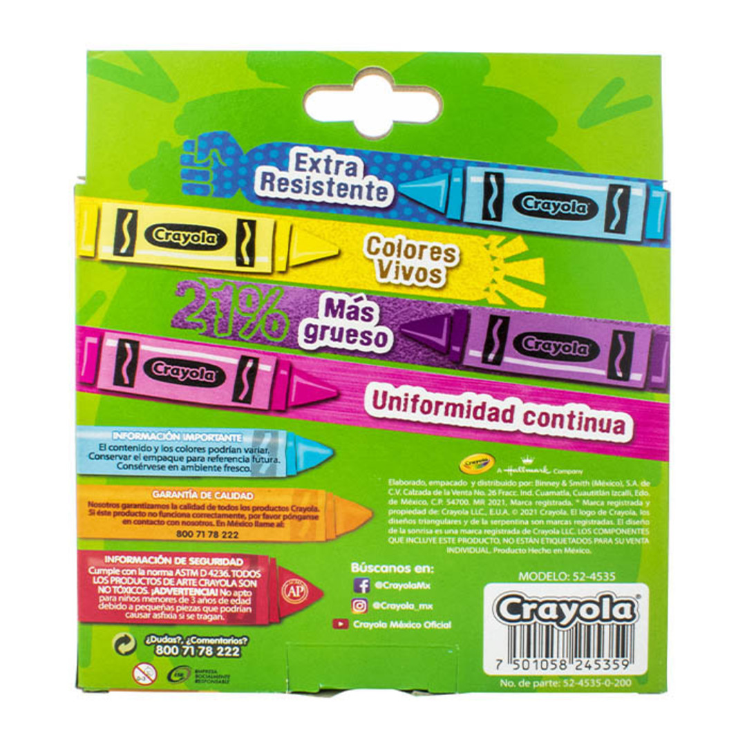 10 Crayones Monster Back view