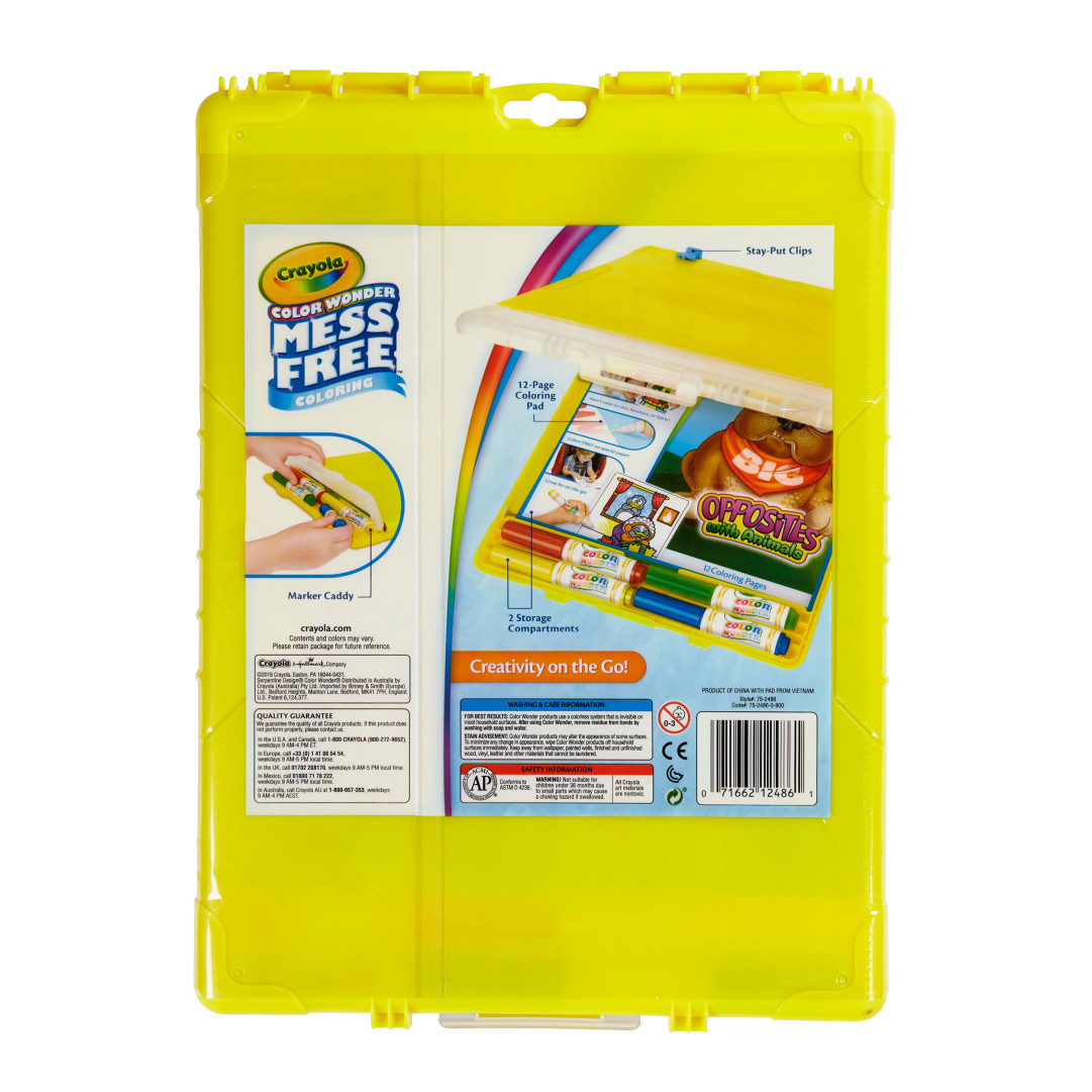 Color Wonder™ - Stow & Go Back view