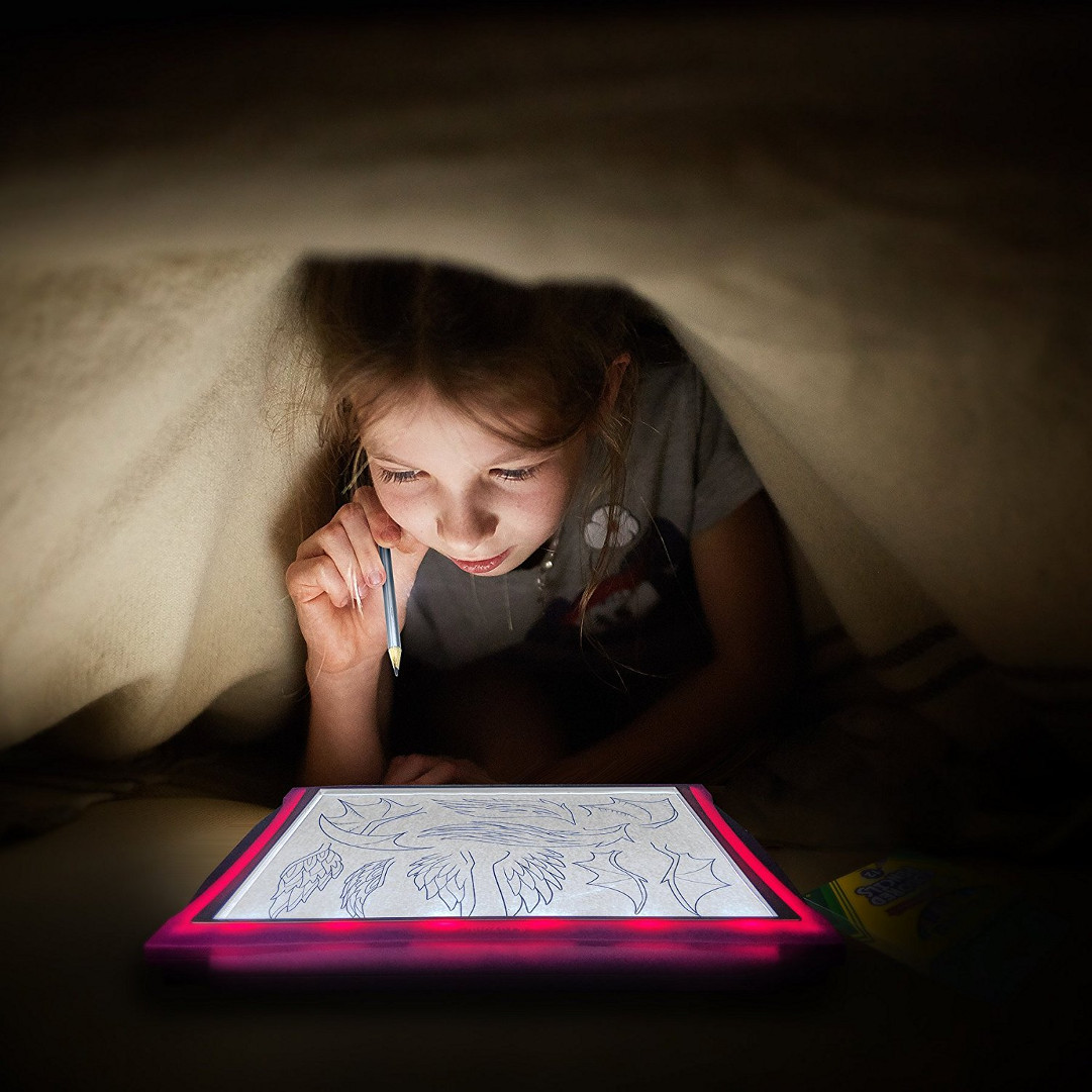 Light Up Tracing Pad  Pink Lifestyle image