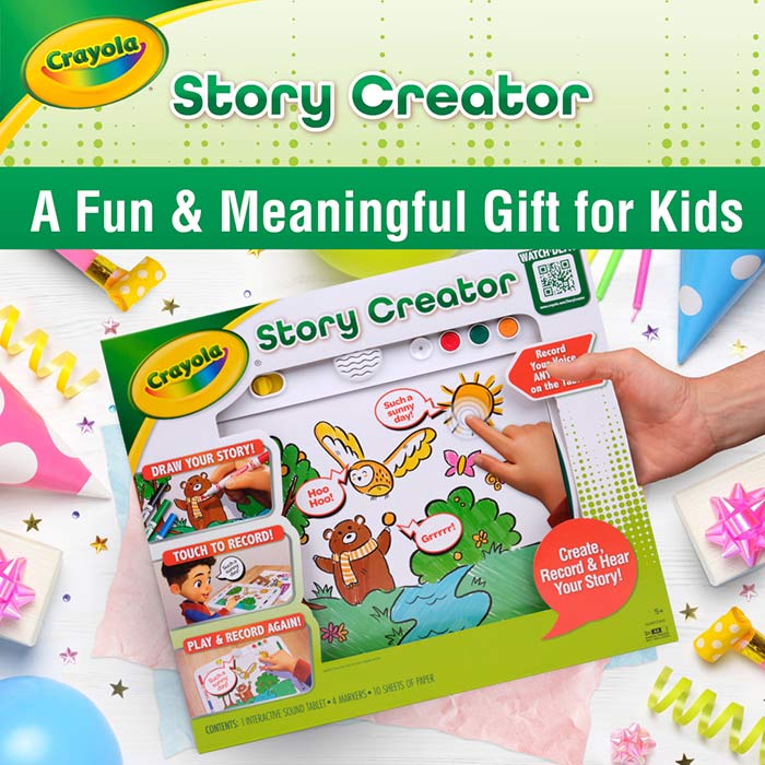 Crayola Story Creator. A fun & meaningful gift for kids.