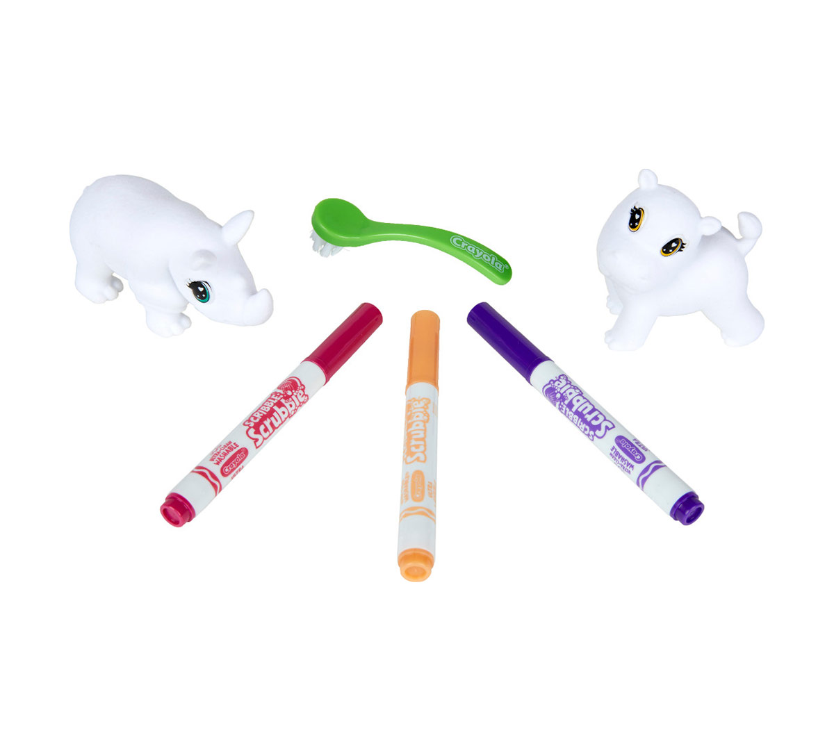 Scribble Scrubbies Pets Safari  2 Count Contents Out of Package - 2 Scribble Scrubbie Pets