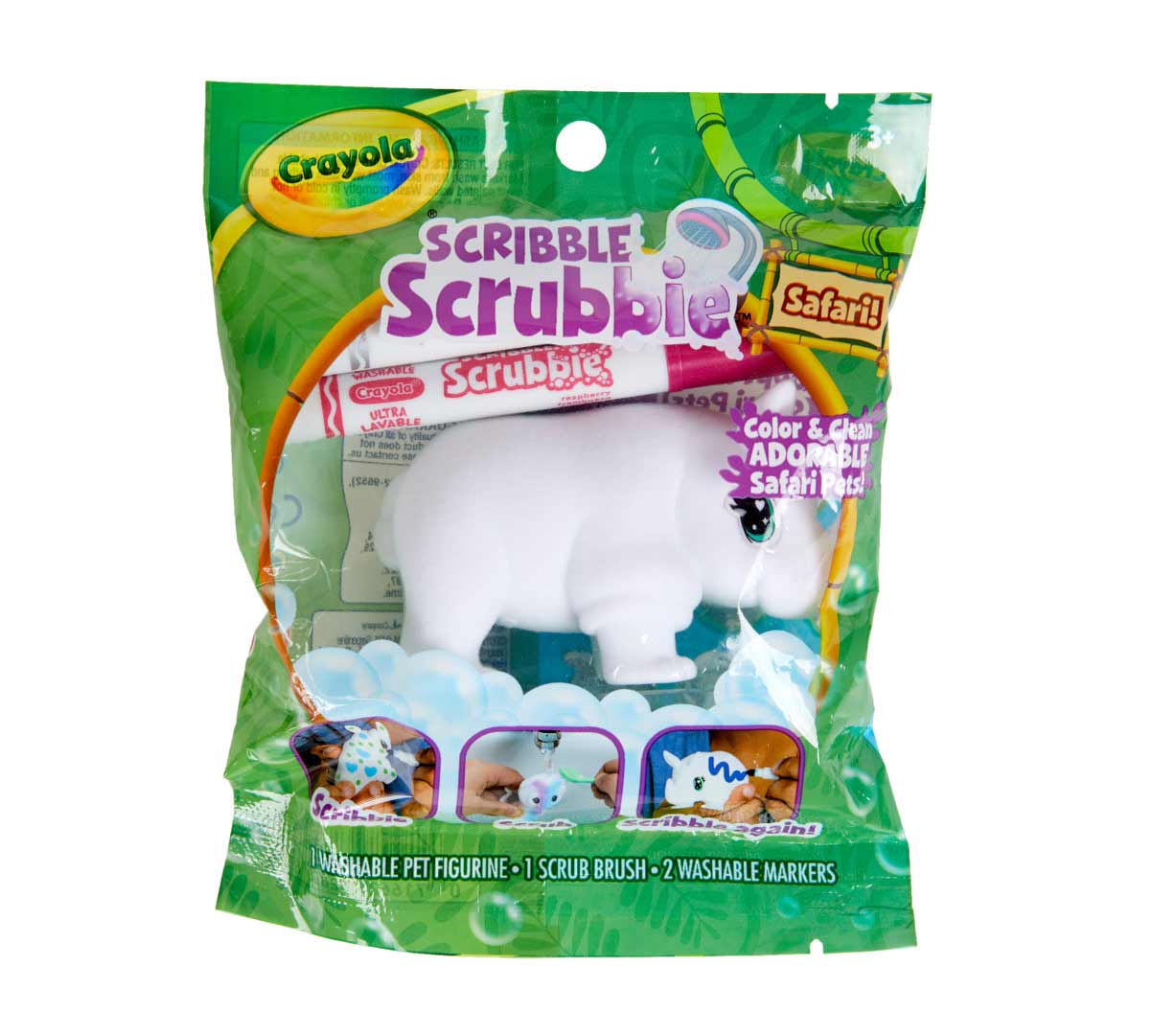 Scribble Scrubbie Pets bagged animal  1 count.