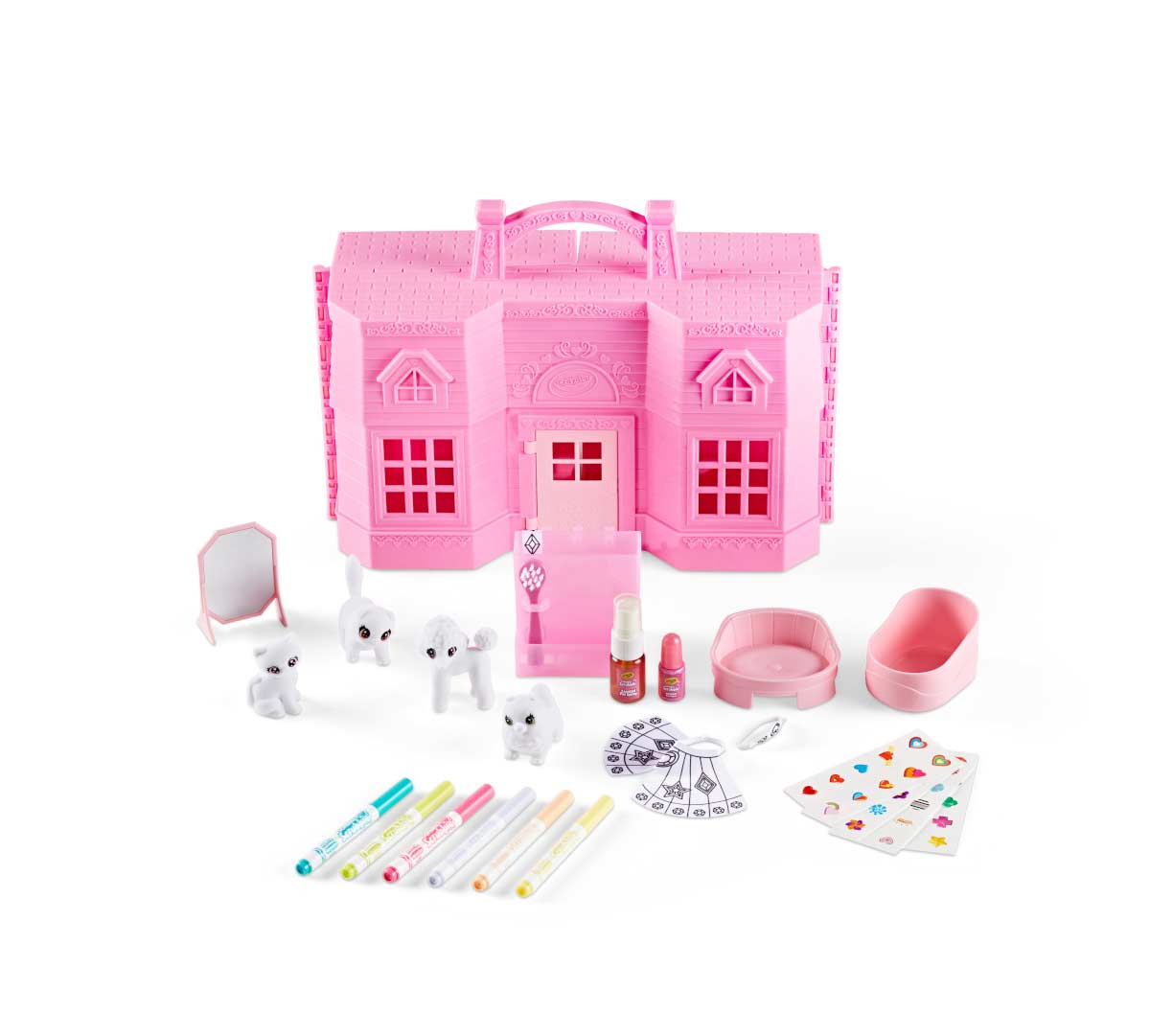Scribble Scrubbie Super Salon Playset contents