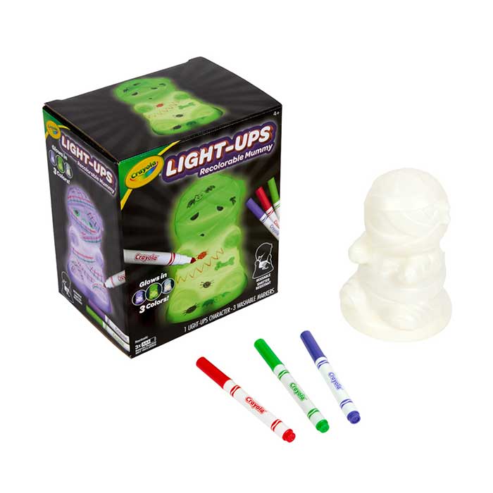 Light-Ups Mummy packaging and contents.