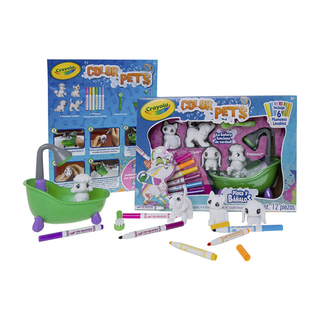 Color Pets Diversin en la baera Packaging with contents