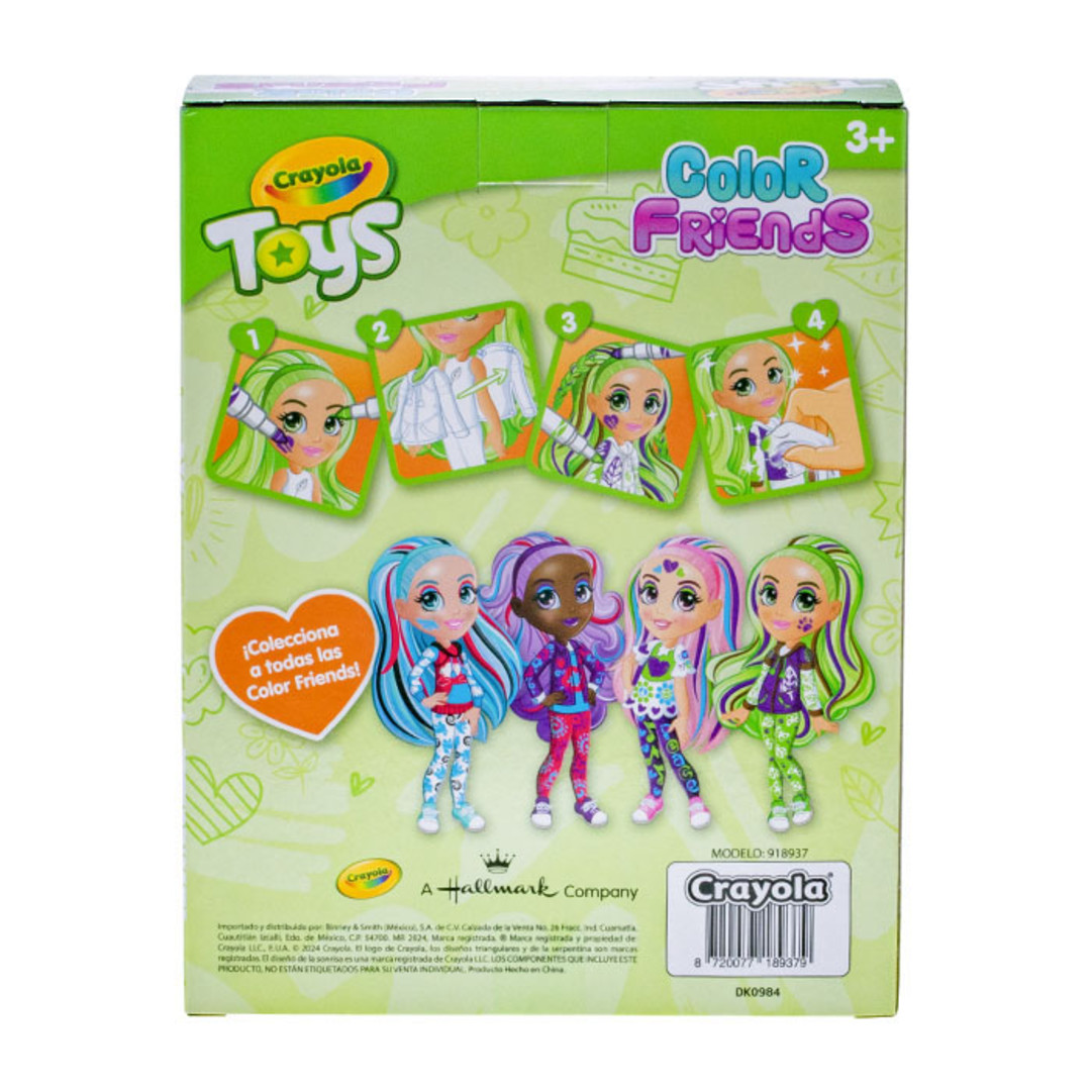 TOYS COLOR FRIENDS JADE Back view