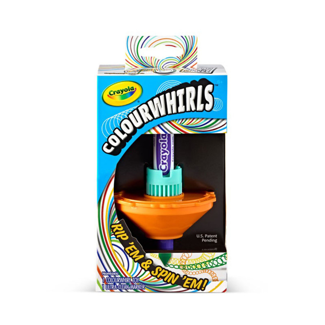 Colourwhirls single set front view.