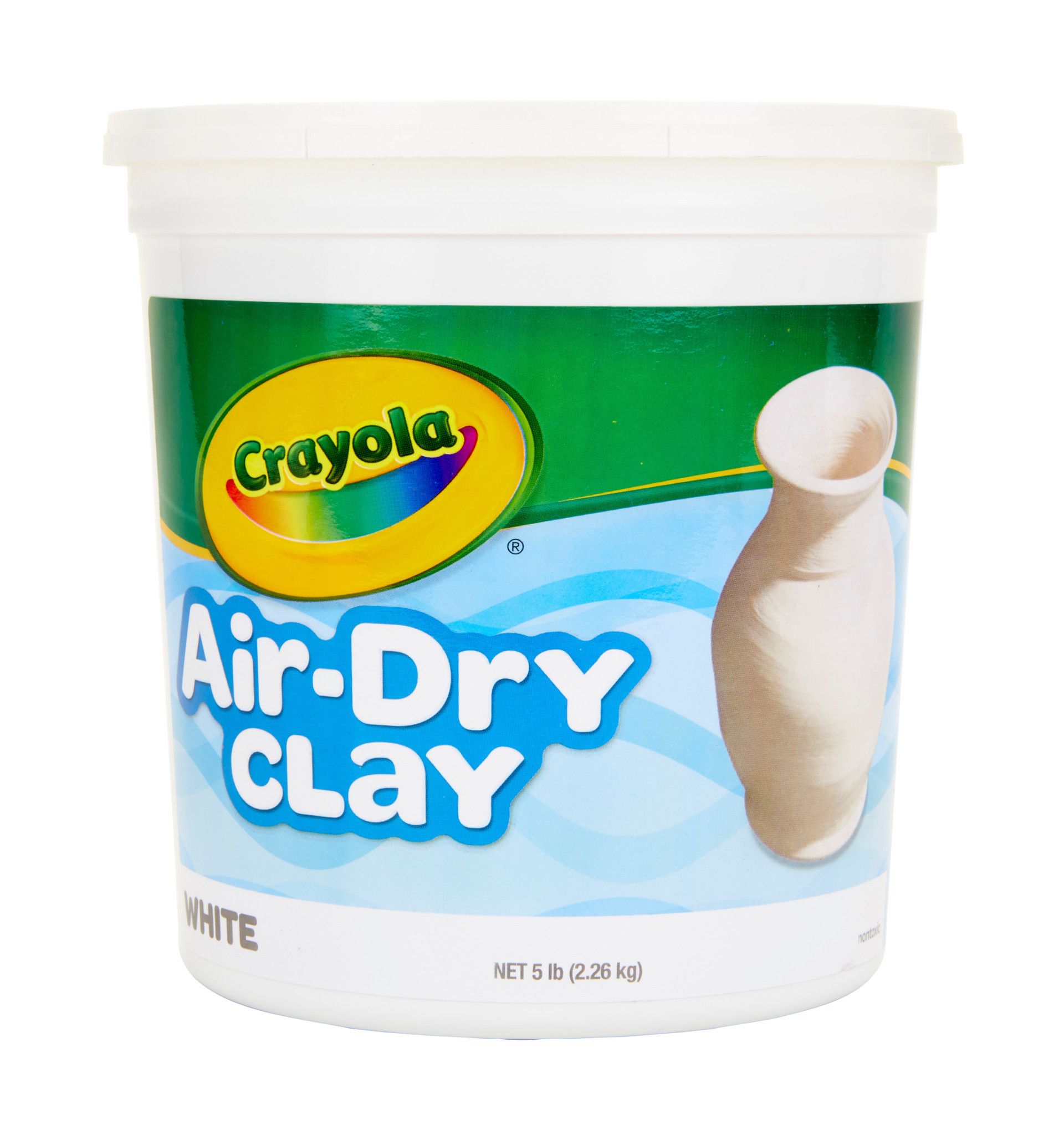 Air Dry Clay 5lb Tub Front View