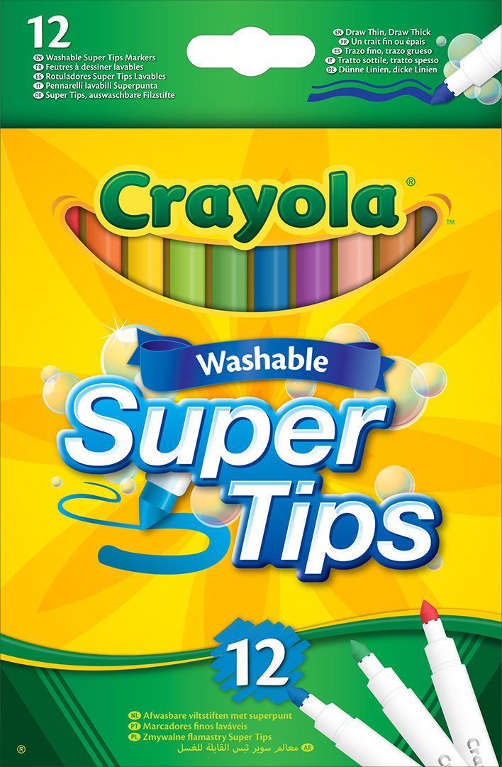 Crayola SuperTips 12ct Front View